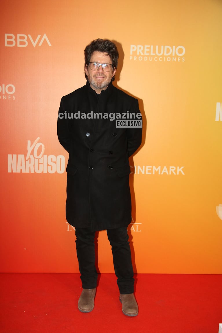 Peto Menahem en el estreno de Yo Narciso (Foto: Movilpress).
