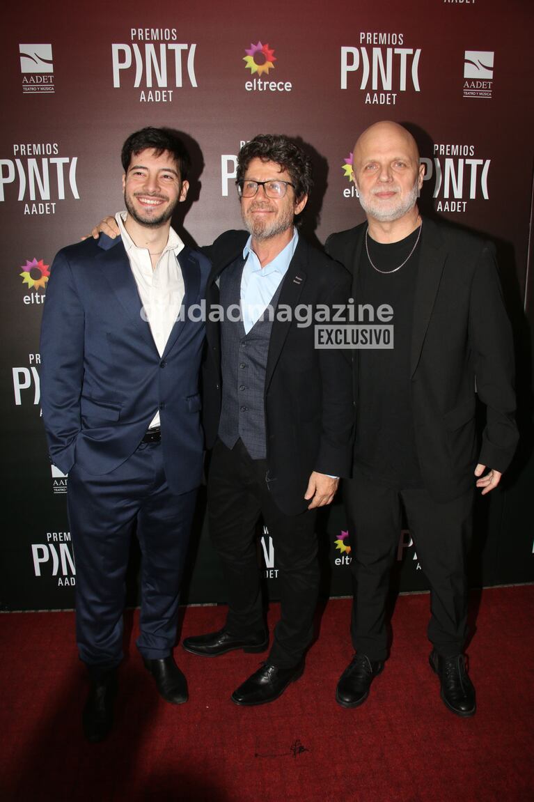Peto Menahem y Sebastián Wainraich en los Premios Pinti (Foto: Movilpress).