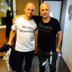 Philippe Reichen y Sebastián Wainraich, ¿mellizos separados al nacer? (Foto: @matiasmartin)