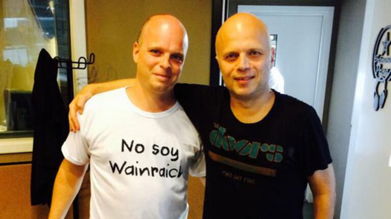 Philippe Reichen y Sebastián Wainraich, ¿mellizos separados al nacer? (Foto: @matiasmartin)