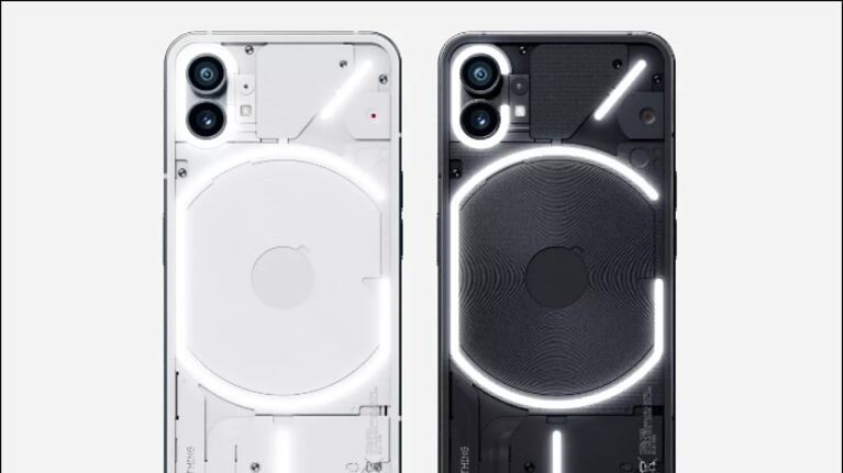 Phone (1) materializa la apuesta de Nothing por el diseño innovador con la interfaz Glyph y la carcasa transparente