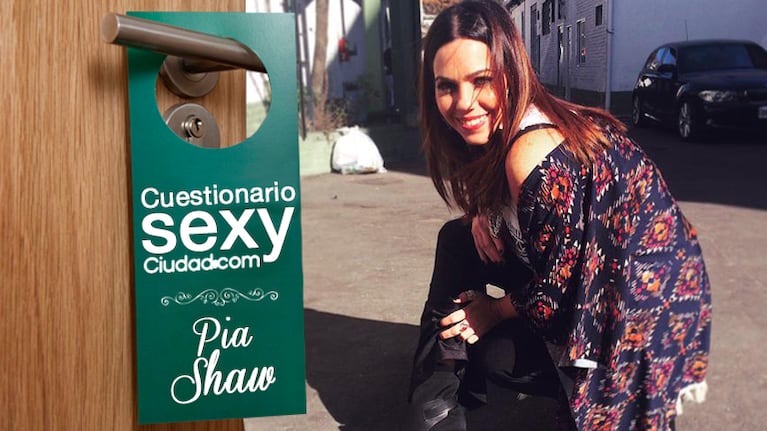 Pía Shaw: "Un gran orgasmo es igual a un buen pedazo de chocotorta".