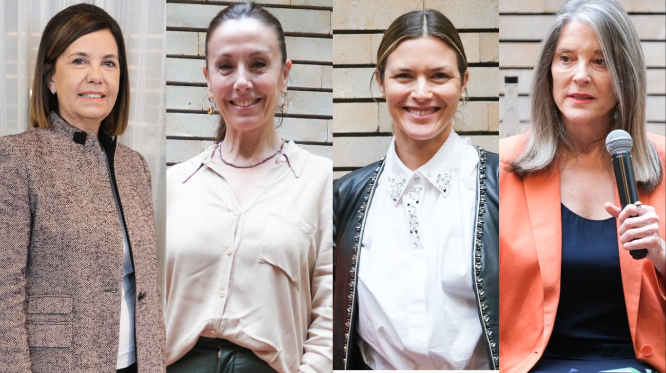 Pía Slapka, Viviana Saccone y Liliana Parodi participaron del taller ejecutivo de Marianne Williamson 