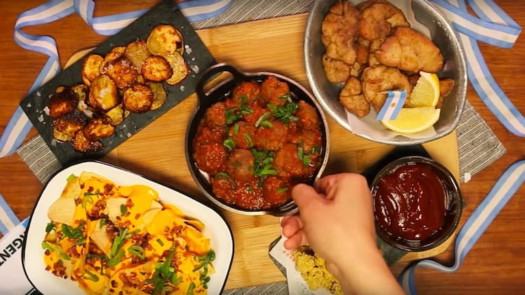 Picada argentina con mollejas, una receta imperdible. Foto: Cucinare TV