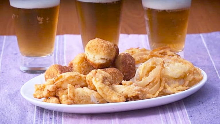 Picada de fritos con cerveza, una receta ideal para el verano. Foto. Cucinare TV