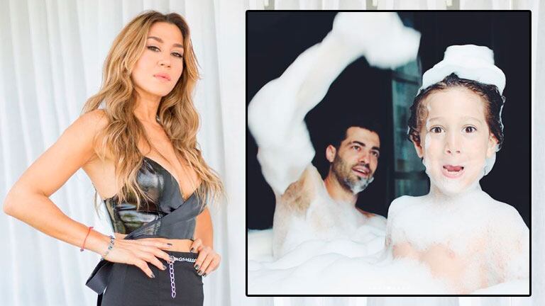 Picante aclaración de Jimena Barón tras críticas a las fotos de su hijo bañándose con Mauro Caiazza