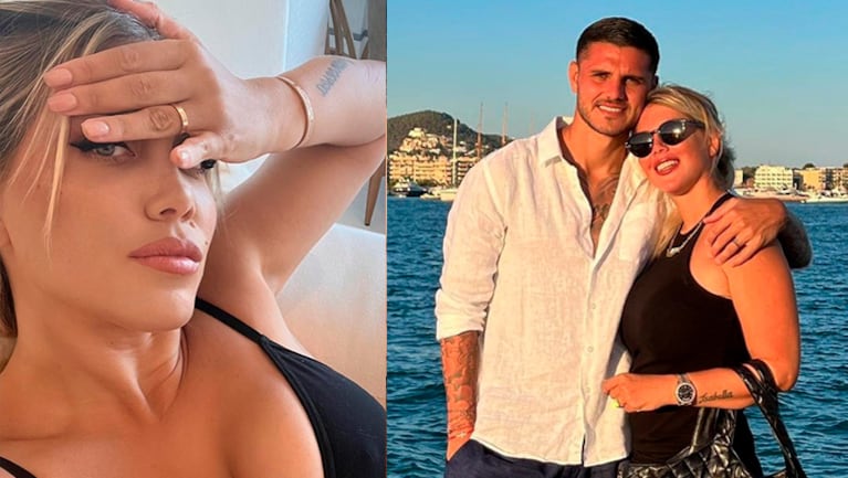 Picante comentario de Mauro Icardi en una foto mega sensual de Wanda Nara en la playa.