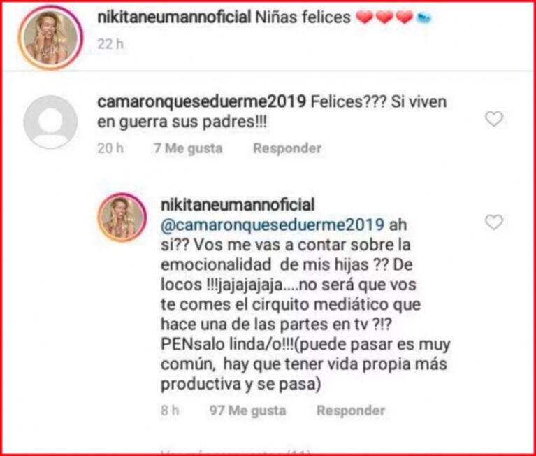 Picante contraataque de Mica Viciconte luego de que Nicole Neumann dijera que Cubero hace 'cirquito mediático': "Todo vuelve"
