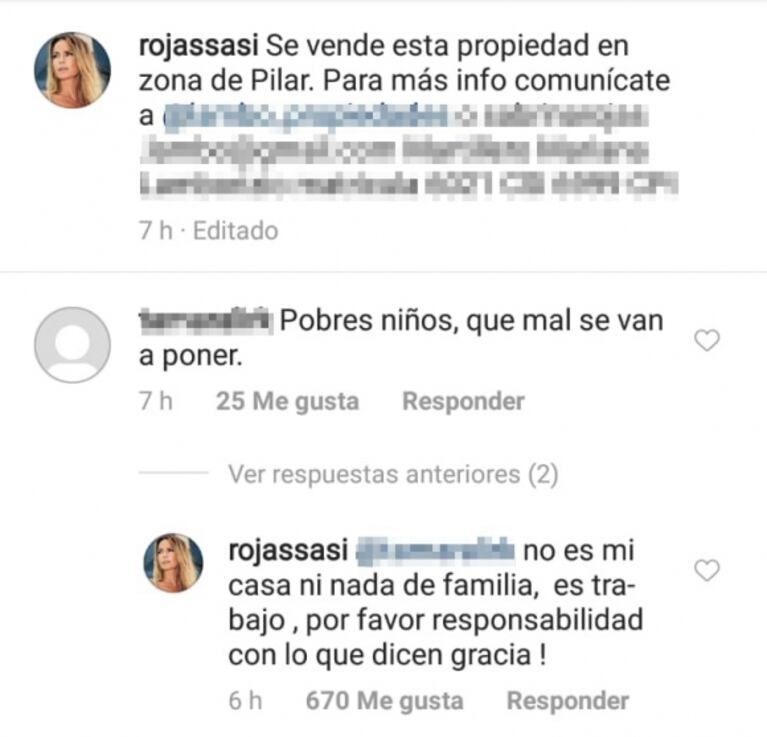 Picante cruce de Sabrina Rojas con una seguidora… ¡y Paula Chaves se metió a defender a su amiga!