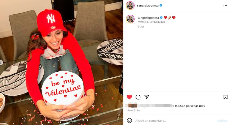 Picante mensaje de Lauty Gram en San Valentín tras la separación de China Suárez: “Fiel, individuo pocas...”