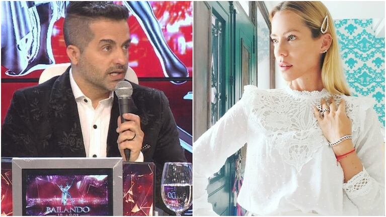 Picante reacción de Ángel de Brito a la exigencia de Nicole Neumann para ir al Bailando (Fotos: Web e Instagram)