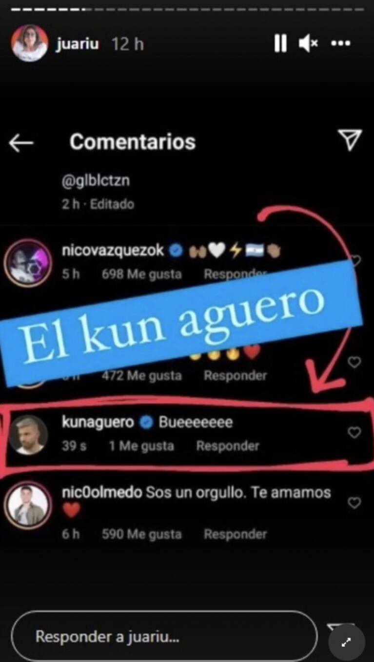 Picante reacción de Karina La Princesita tras el comentario que el Kun Agüero le dejó a Lali Espósito y después borró: "No cambia más"