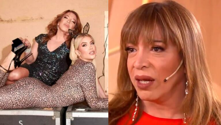 Picante reacción de Lizy Tagliani cuando Wanda Nara le dijo que era como su hermana.