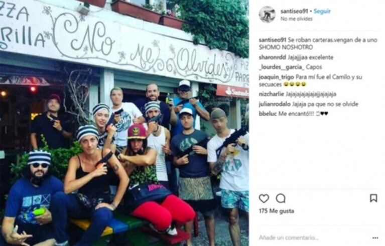 Picante respuesta ¡con foto! de los mozos del bar donde le hurtaron a Cande Tinelli: "Se roban carteras, vengan de a uno"