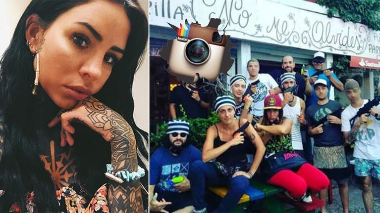 Picante respuesta ¡con foto! de los mozos del bar donde le robaron a Cande Tinelli: Se roban carteras, vengan de a...