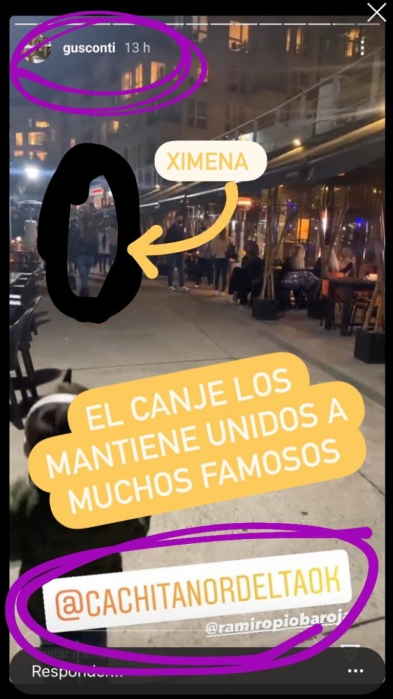 Picante TikTok de Ximena Capristo tras filtrar los chats de Gustavo Conti: "Antes de mirar a otra mujer, fijate quién mira a la tuya"