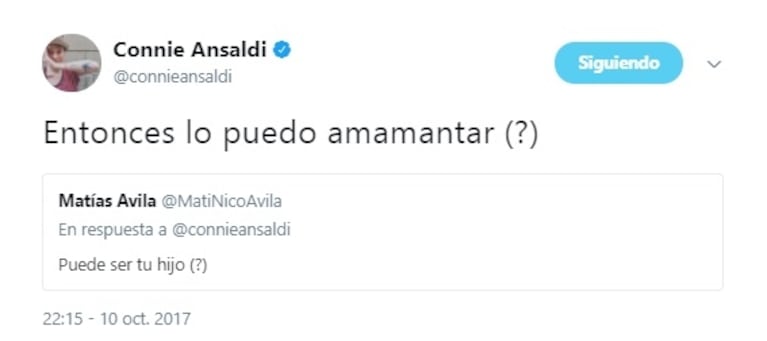 Picantísima respuesta de Connie Ansaldi cuando un seguidor criticó un piropo a un jugador de la Selección: "Entonces lo puedo amamantar"