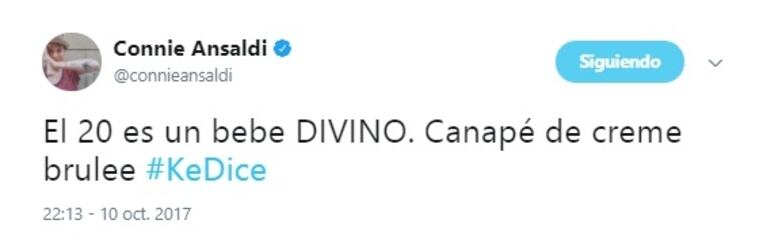 Picantísima respuesta de Connie Ansaldi cuando un seguidor criticó un piropo a un jugador de la Selección: "Entonces lo puedo amamantar"