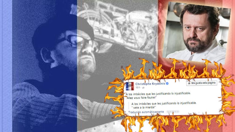 Picantísimo ida y vuelta de Christophe con sus seguidores. (Foto: Web)