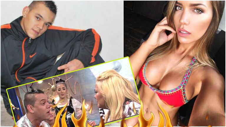 Picantísimo ida y vuelta de Rocío Robles con Brian tras el cruce del cantante con La Bomba Tucumana (Fotos: Web y Captura)