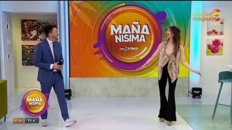 Pícaro comentario de Pampito al ver el look de Estefi Berardi: "Estás para la fiesta vikinga de Alex Caniggia"