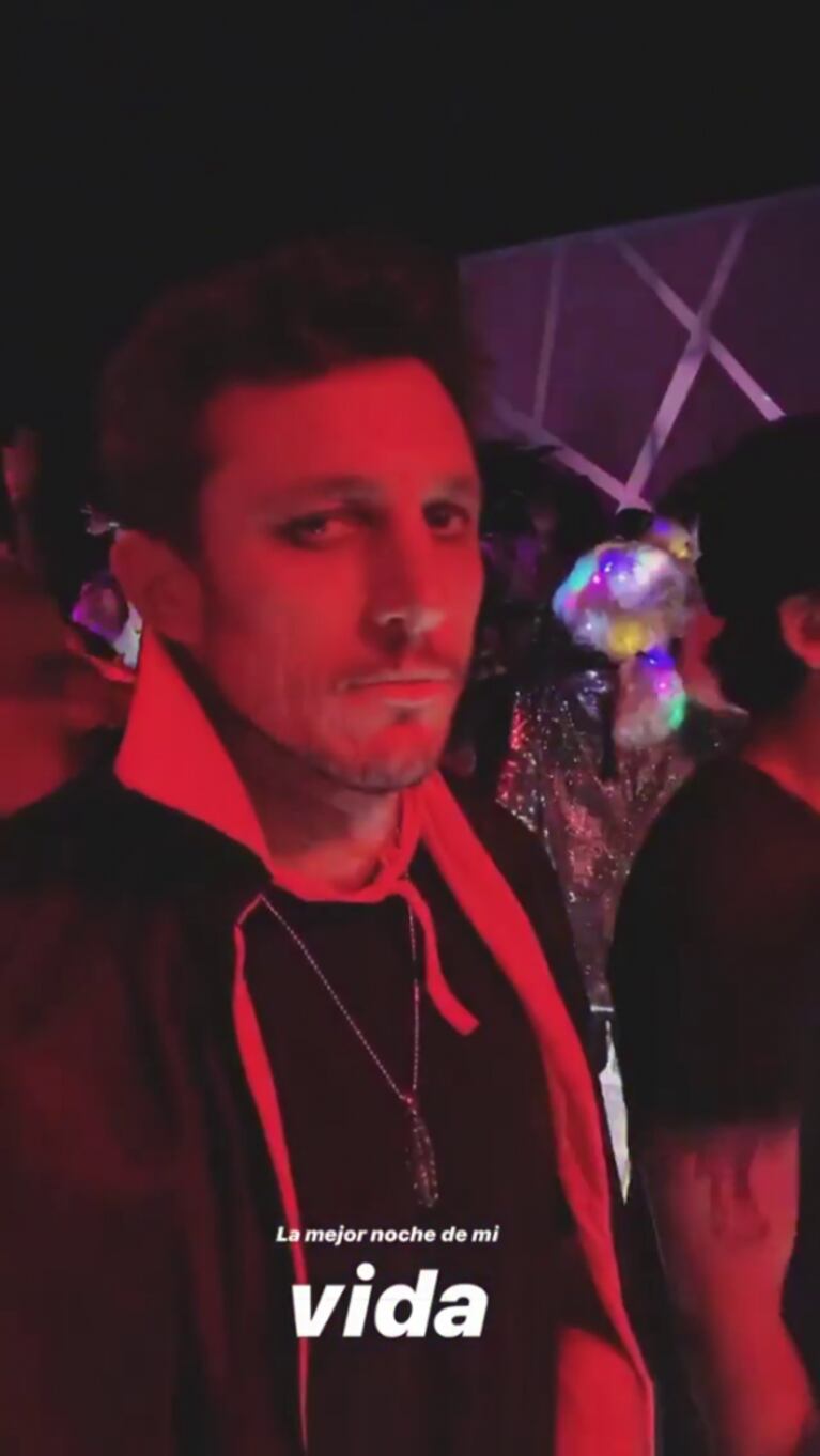 Pico Mónaco con su novia, Diana Arnopoulos, a puro romance en Halloween: "La mejor noche de mi vida"