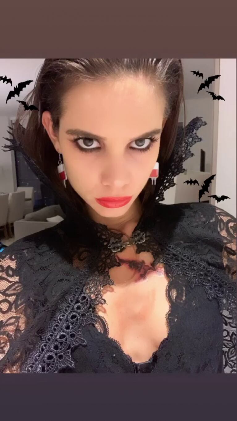 Pico Mónaco con su novia, Diana Arnopoulos, a puro romance en Halloween: "La mejor noche de mi vida"