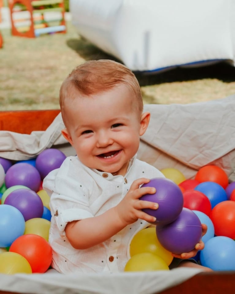 Pico Mónaco festejó el primer cumpleaños de su hijo: las fotos