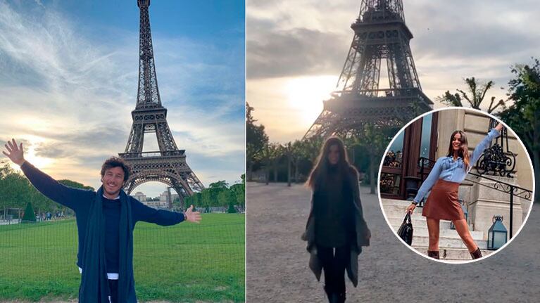 Pico Mónaco viajó a París junto a su ¿nueva amigovia?: paseo por la Torre Eiffel y Roland Garros 