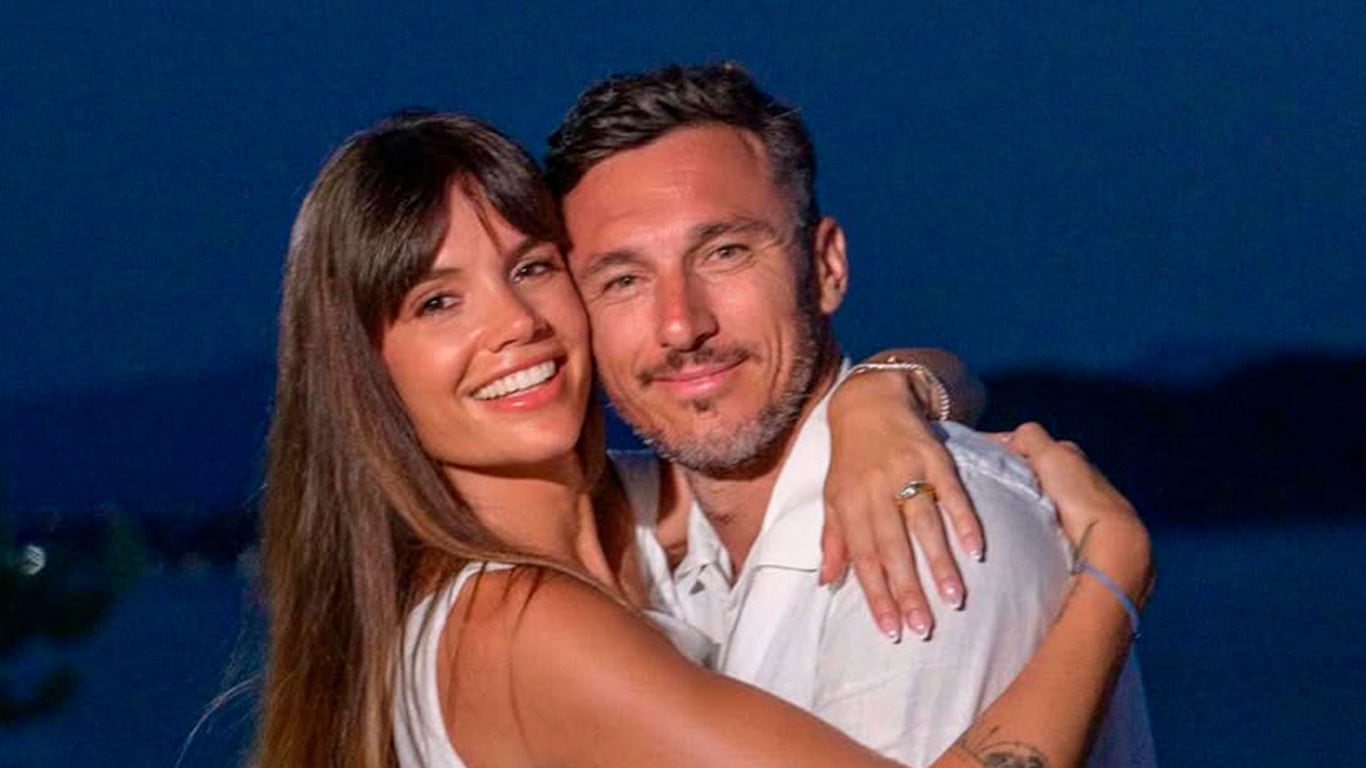 Pico Mónaco y su esposa.