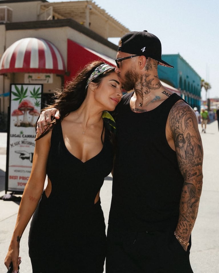 Pilar Rubio y Sergio Ramos. Foto: Instagram @pilarrubio