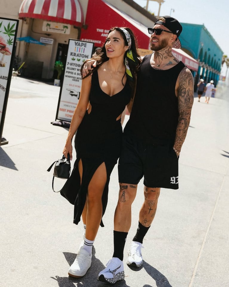 Pilar Rubio y Sergio Ramos. Foto: Instagram @pilarrubio