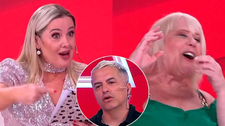 Pilar Smith, Laura Ubfal y Ángel de Brito (Fotos: capturas América TV)