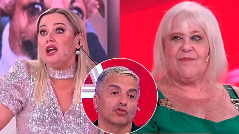 Pilar Smith, Laura Ubfal y Ángel de Brito (Fotos: capturas América TV)