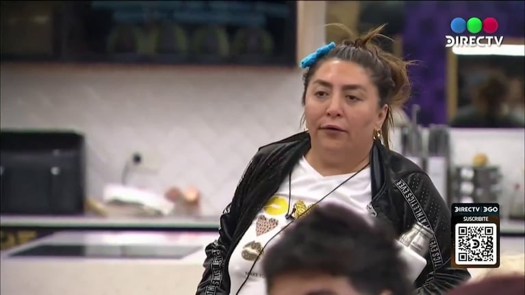 Pincoya de Gran Hermano se mete en el debate por la suciedad de la casa (Foto: captura de Telefé).