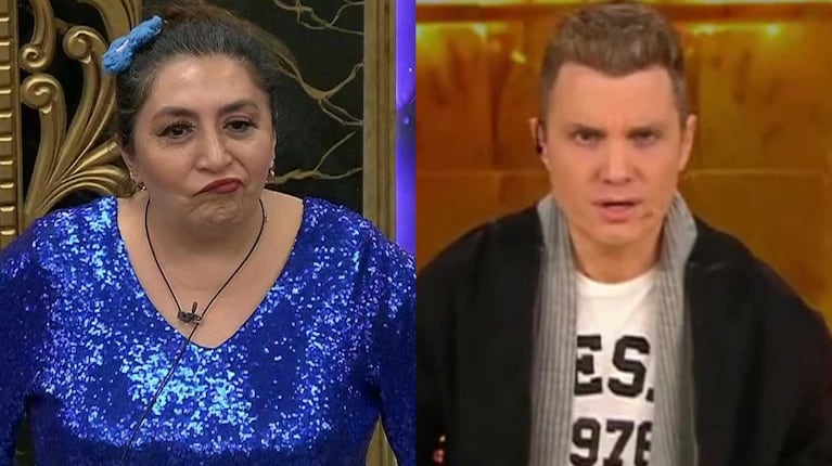 Pincoya y Santiago del Moro en Gran Hermano (Fotos: capturas Telefe)