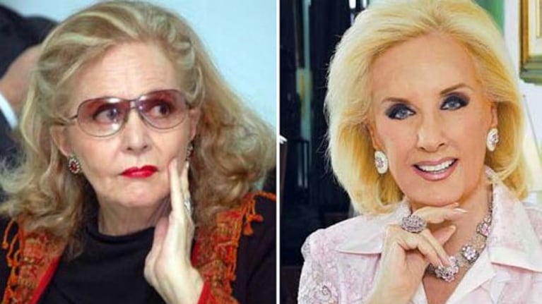 Pinky y Mirtha Legrand. (Foto: Web)