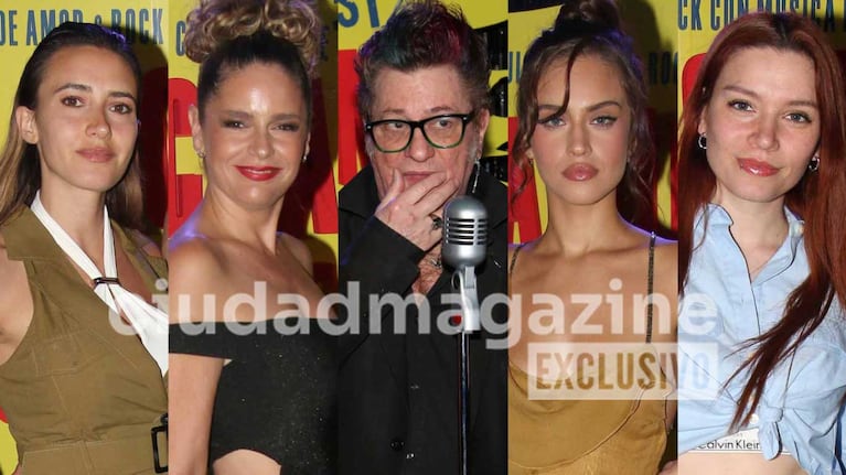 Pipo Cipolatti y las invitadas de La Dicha en Movimiento (Fotos: Movilpress)