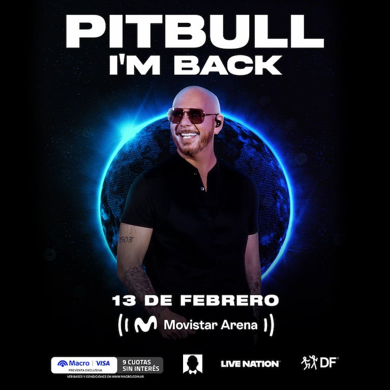 Pitbull. Foto: prensa