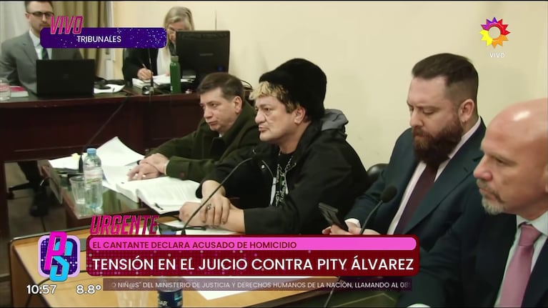 Pity Álvarez y sus abogados.