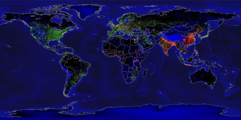 Población mundial. Foto: IA