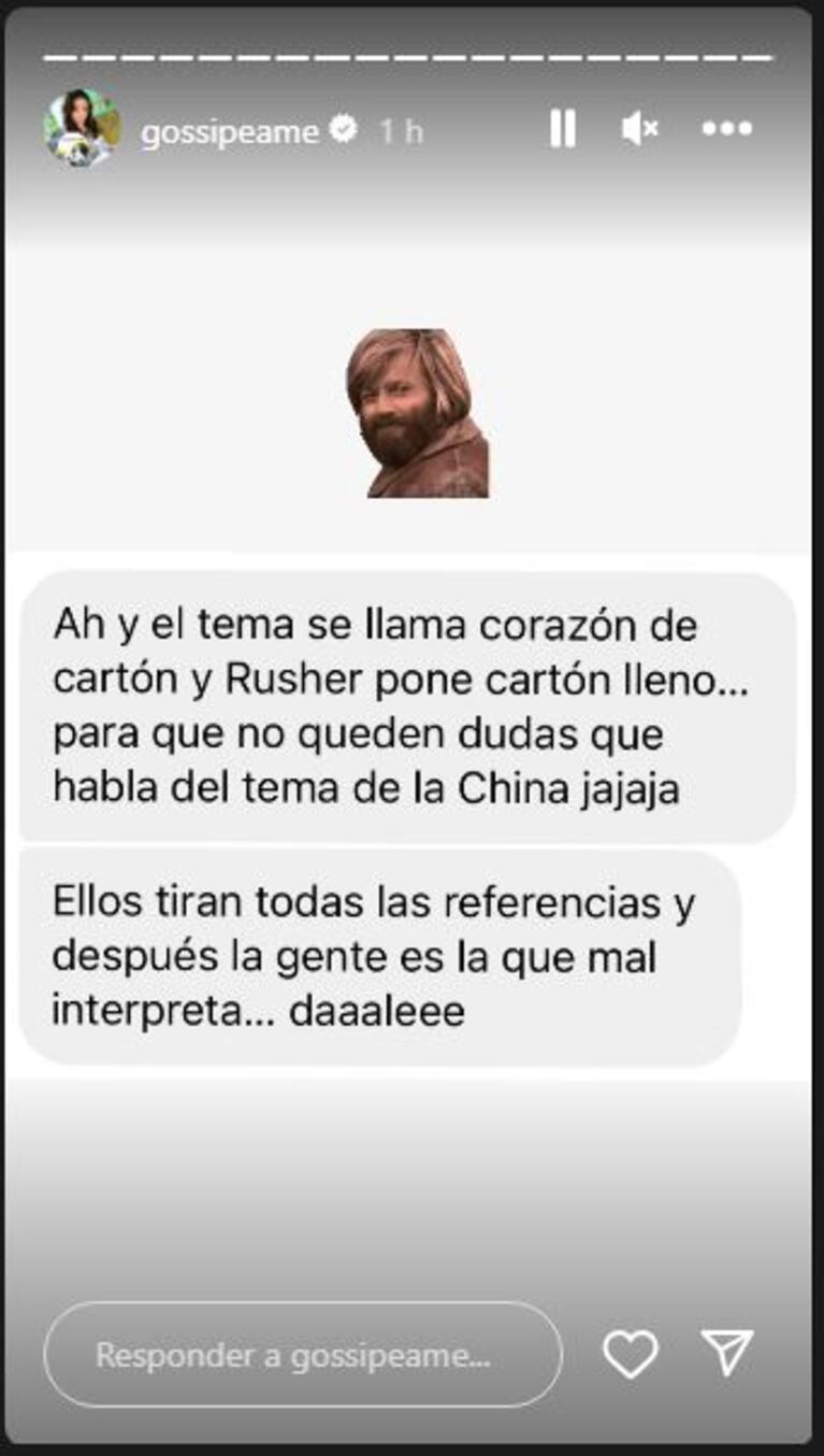 Pochi contra El palito de Rusherking y China Suárez.