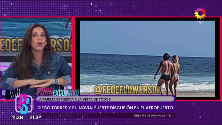 Pochi, Diego Torres y Martina Díaz. (Foto: Puro Show)
