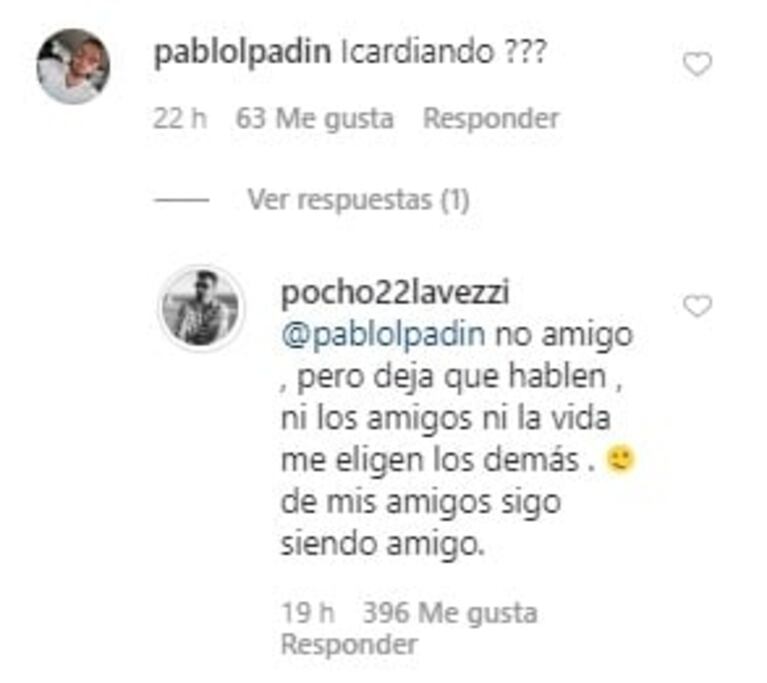 Pocho Lavezzi salió al cruce, tras ser acusado de 'icardiarle' la novia a un amigo: "Dejá que hablen"
