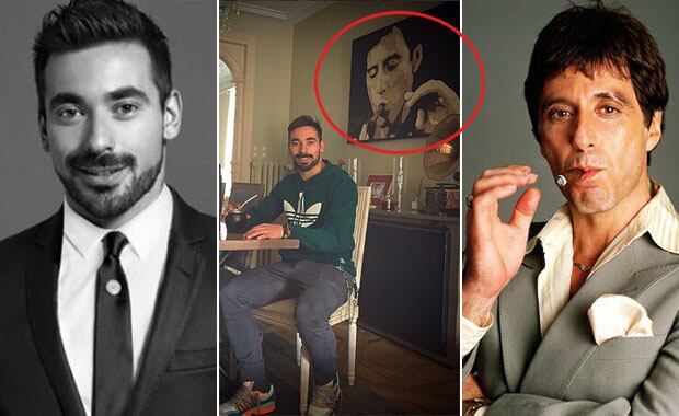 Pocho Lavezzi y el detalle cinéfilo de su casona parisina. (Foto: Instagram y Web)