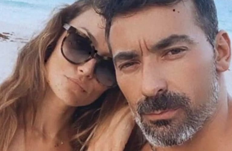 Pocho Lavezzi y Natalia Borges