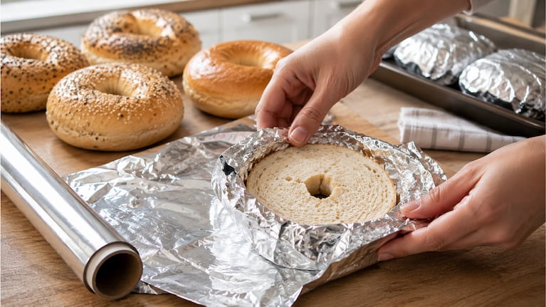 Pocos lo saben: por qué los expertos recomiendan envolver con papel aluminio los alimentos que van al freezer. Foto: IA
