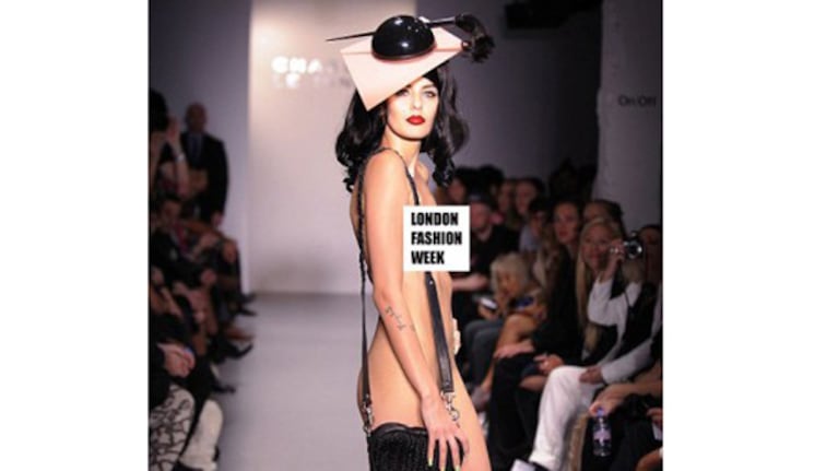 Polémica en el London Fashion Week por modelos desnudas 