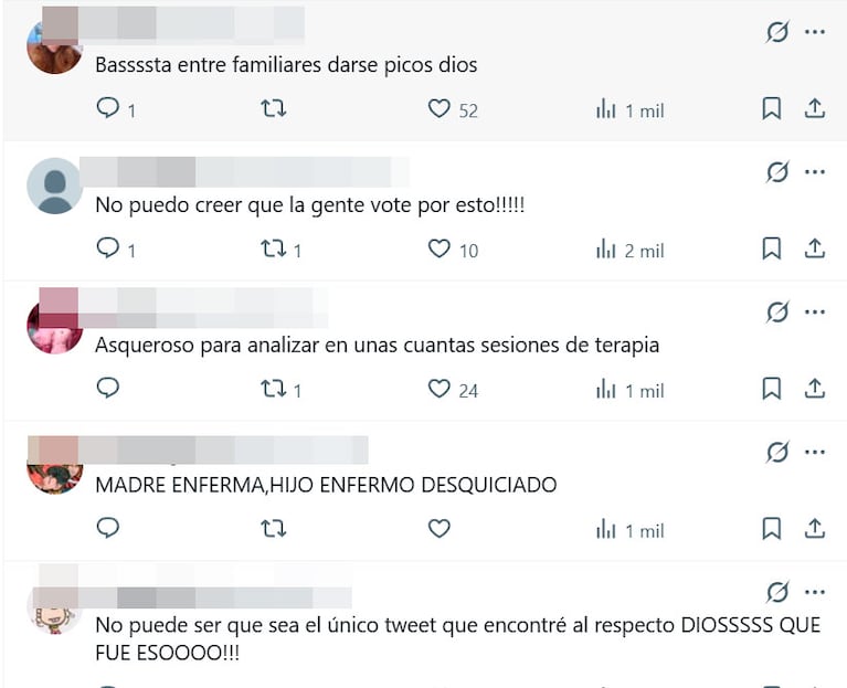 Polémica en Gran Hermano por los besos en la boca de la mamá de Manuel Ibero en el Congelados (Captura de X)
