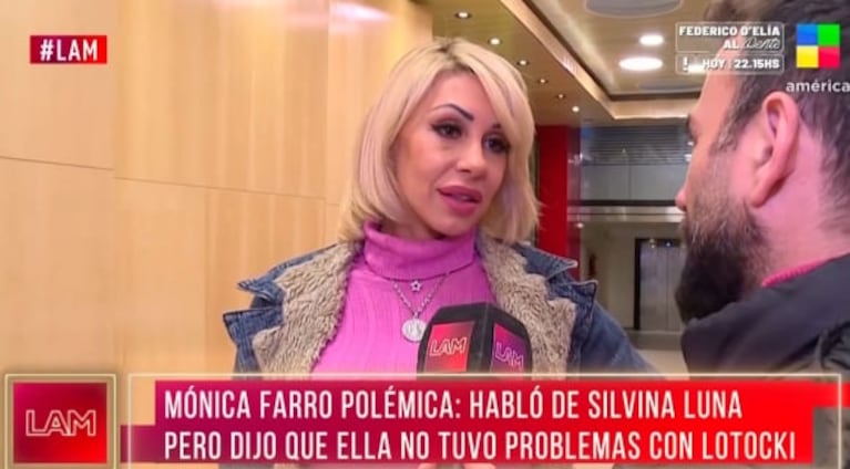Polémica opinión de Mónica Farro sobre Aníbal Lotocki mientras Silvina Luna pelea por su vida: "Estoy feliz con lo que me hizo"